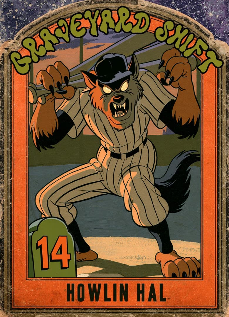 Howlin' Hal card front